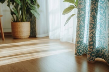 Sunlight and plant interior design element