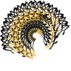 vector illustration of a tribal tattoo