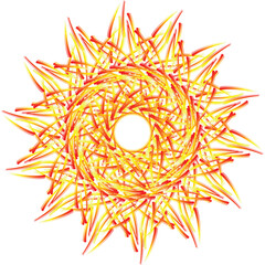abstract sun vector