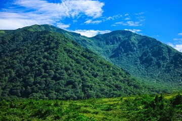 北アルプスの立山連峰の大日岳