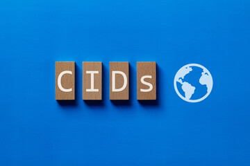 There is wood block with the word CIDs. It is an abbreviation for Climatic impact-drivers as...