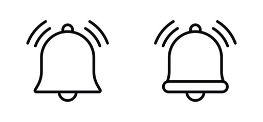 bell notification icon vector