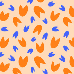 autumn leaves seamless pattern