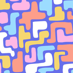 abstract geometric background, colorful pattern