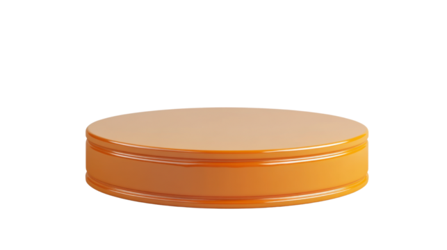 The image shows a Tupperware Junge Welle Torty Cake Tin in a round, orange design on white background 