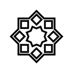 Islamic Hexagon ornament icon