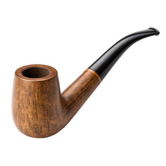 tobacco pipe isolated on white background