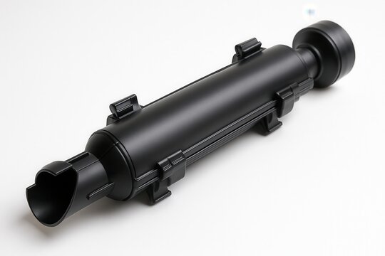 Sushi bazooka roller lying on a white background