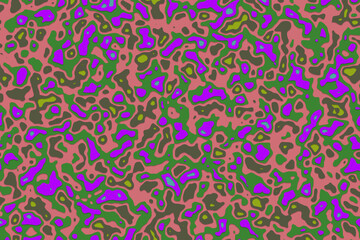 Abstract colorful pattern with organic shapes and a repeating design for graphic design