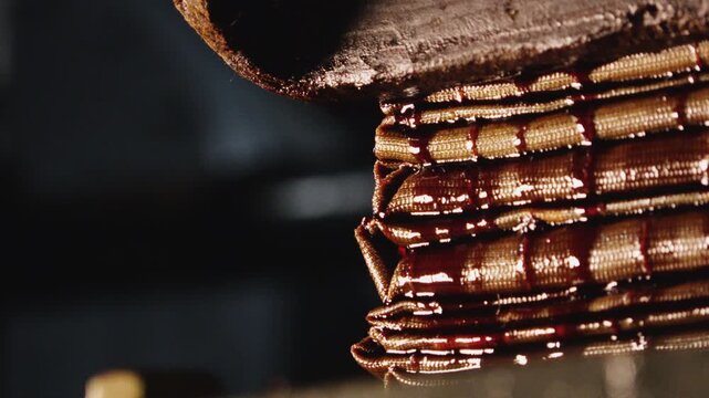 手作り醤油醸造「絞り」Artisanal Soy Sauce Pressing Process