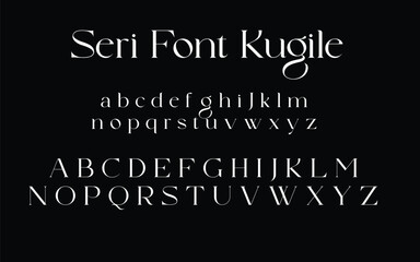 Seri Font Kugile - Elegant and Modern Serif Font for Branding