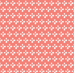 seamless pattern with flower shapes