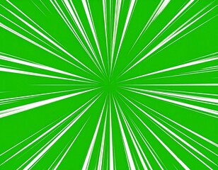Obraz premium Green radial lines (1)