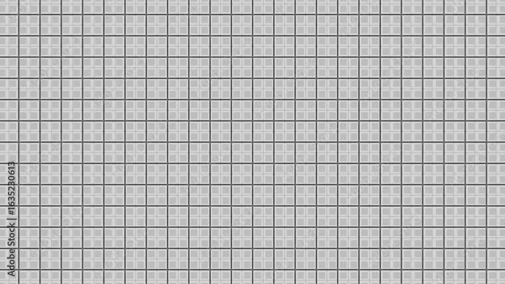 Aufkleber a seamless loop of a grey grid pattern with thin black lines