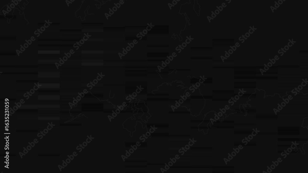 Poster a black screen with static noise and glitching lines. the screen is mostly black with occasional whi
