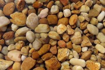Sea stones background under water