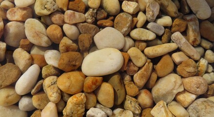 Sea stones background under water