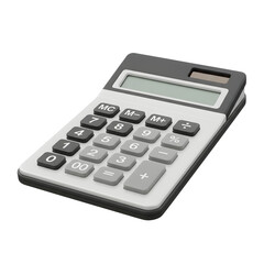 Electronic Calculator, isolated on transparent background
