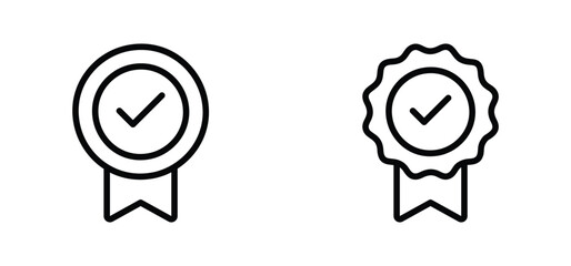 award medal icon vector