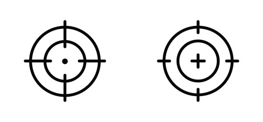 Target icon. target marketing icon vector. Target and Goal icon