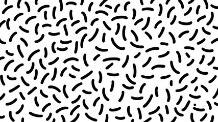  curve chaotic dash doodle pattern background