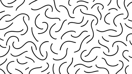 abstract curve line doodle pattern background