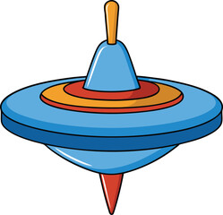 Colorful spinning top toy kids classic rotating game