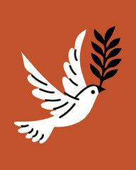 dove of peace vector