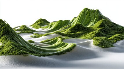 Abstract Rendering of Sustainable Finance Data Landscape Visualization
