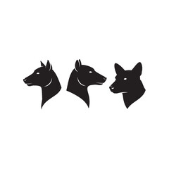 Animal Silhouette – Versatile Wildlife & Pet Profiles in Minimalist Style