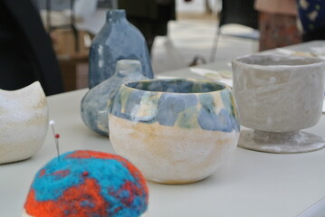 antique tableware in market