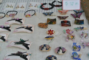 antique kimono sash pins