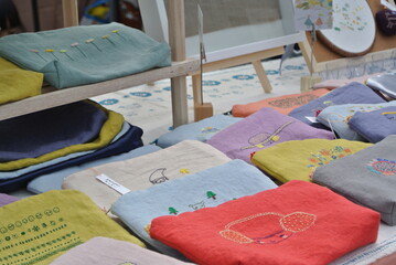 handmade shop in a flea market