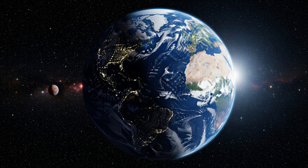 Fototapeta premium earth in space