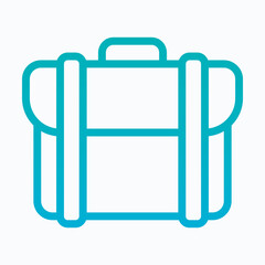 Briefcase, Portfolio Vector Icon, Isolated Vector Lineal Gradient Style Icon,