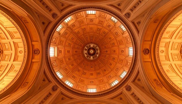Intricate dome ceiling design