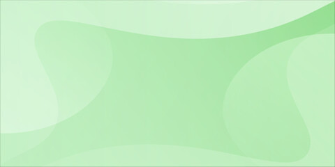 Modern geometric abstract with white and green shades. Modern and creative trending design in vector illustration.