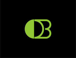 Db monogram logo design
