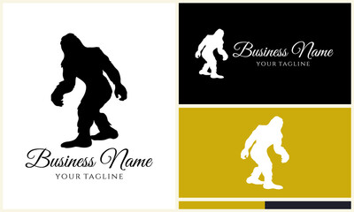 Bigfoot Logo Design Variations. (3)