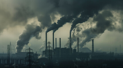 Heavy Factory Pollution and the Escalating Threat of Global Climate Change