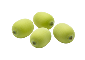 Fresh green lotus seeds arranged with stunning detail, perfect for healthy food concepts