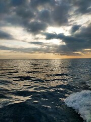 Obraz premium sunset over the sea
