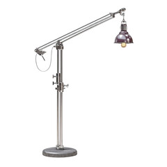 Obraz premium Industrial Style Adjustable Floor Lamp with Metal