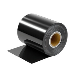 Roll of Black Glossy Plastic Sheet - Industrial