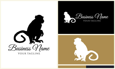 Monkey Logo Design Templates. (4)