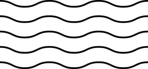 wavy zigzag pattern line.  Horizontal geometric decoration element. creates a dynamic. sea ocean symbol. transverse horizontal lines
