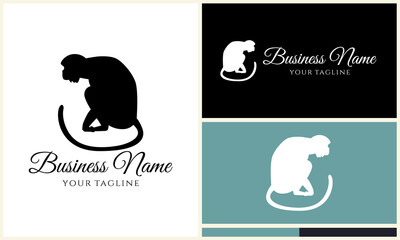 Obraz premium Monkey Logo Design Variations. (18)