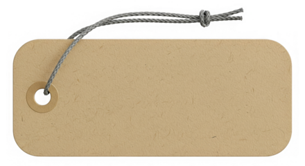 Blank Kraft Paper Gift Tag With Rope