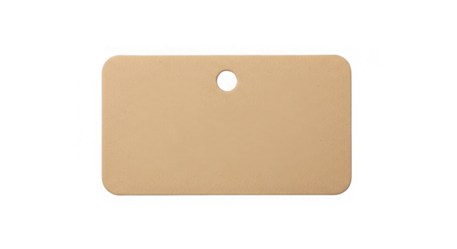 Beige Rectangular Microchip Closeup