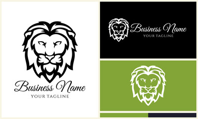 Lion Logo Design Variations. (9)